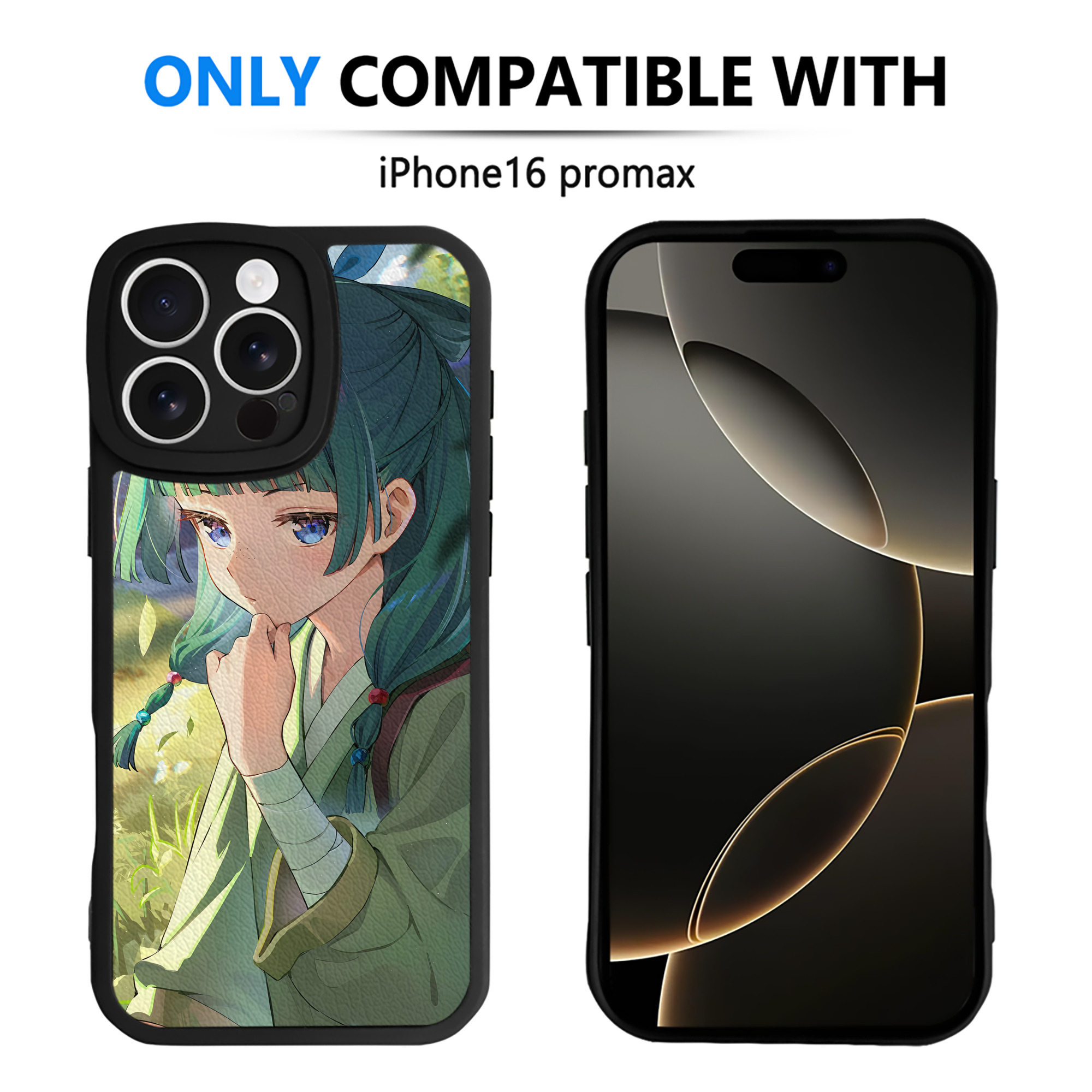 （画像用） 薬屋のひとりごと The Apothecary Diaries 【iPhone 16シリーズ対応】シリコンスマホケース（レザー調） 材質：シリコン